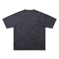 Dreams Crystal‑Ball Blue Demon Graphic Print Crew‑Neck Streetwear T‑Shirt