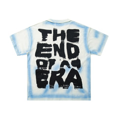 The End Of An Era Portrait Tie‑Dye Double‑Sided Graphic Print Crew Neck Streetwear T‑Shirt
