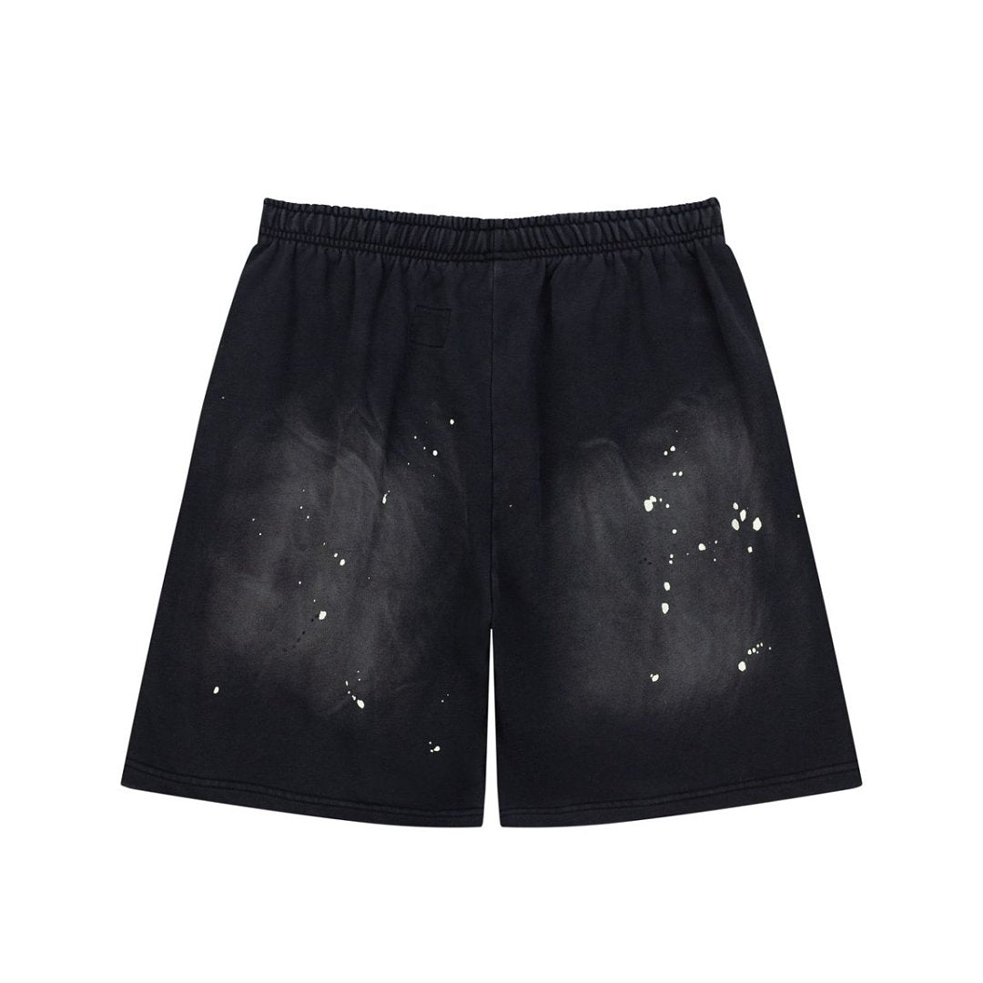 Dark Street‑Style Side Logo Print Drawstring Casual Summer Shorts