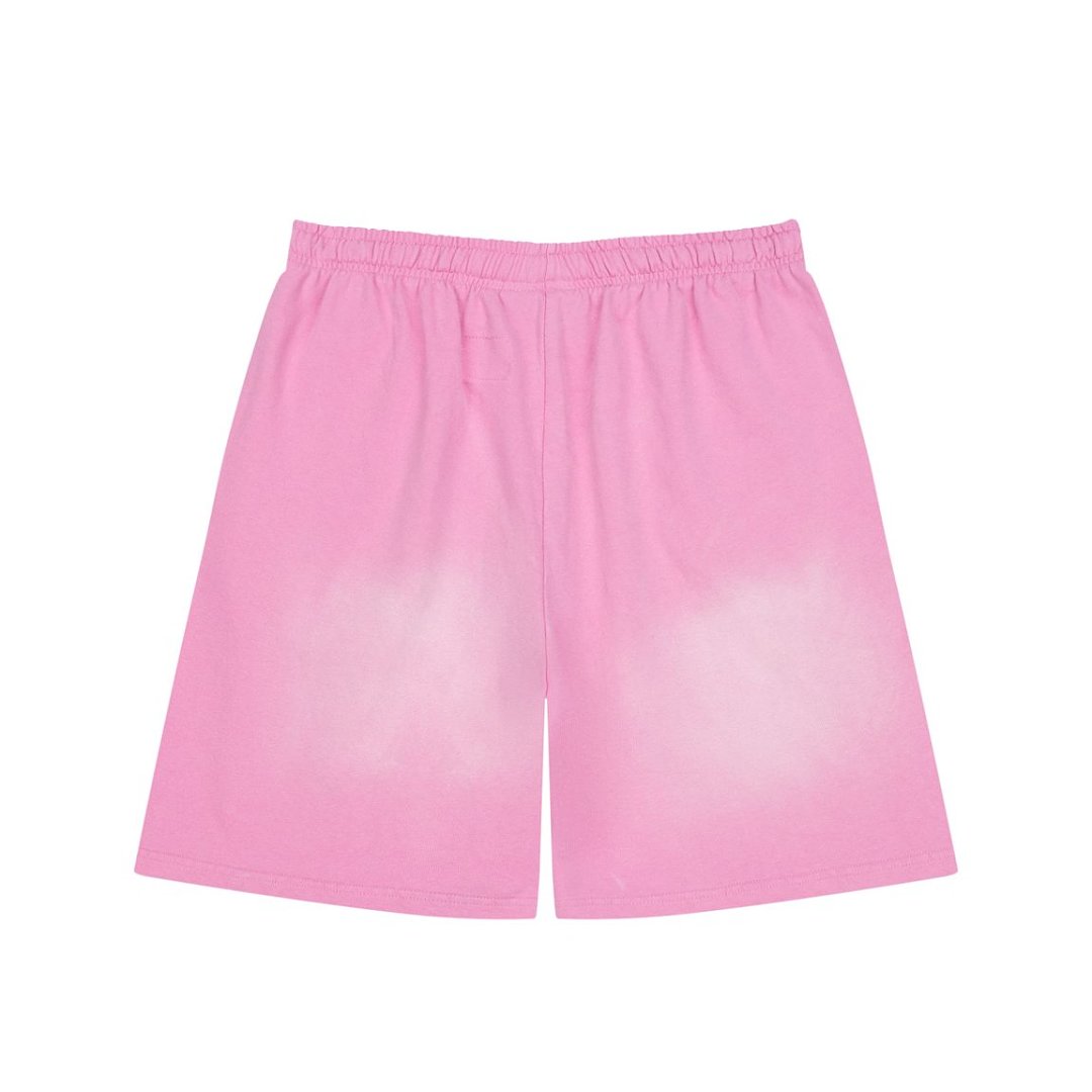 Retro Distressed Flame Graphic Casual Summer Street Shorts