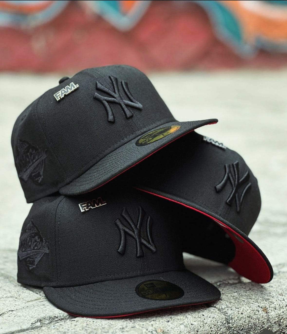 All black yankees (pin not included)